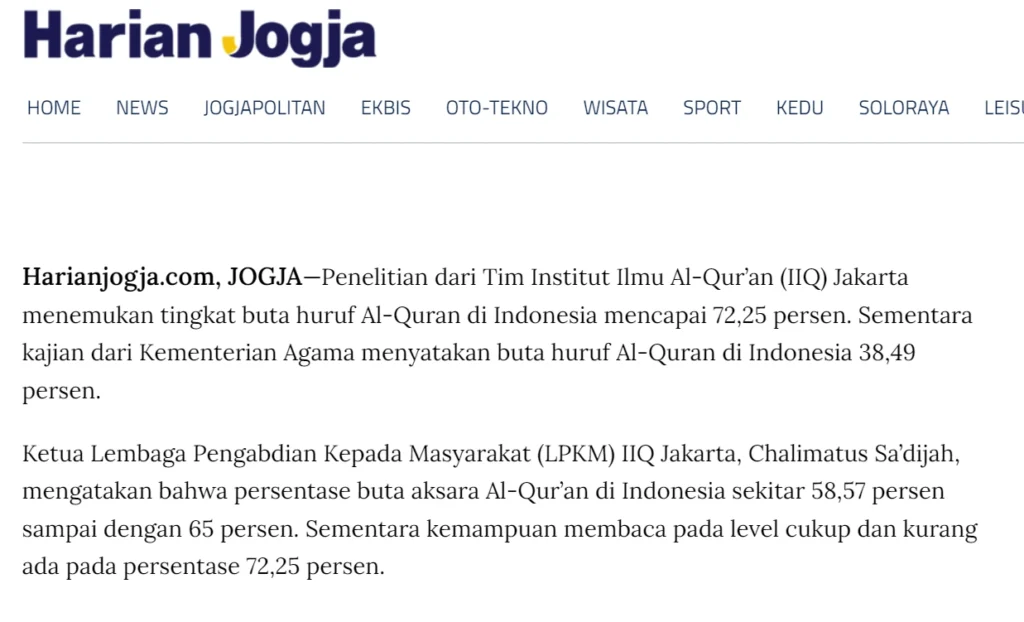 berita kelas tahsin online