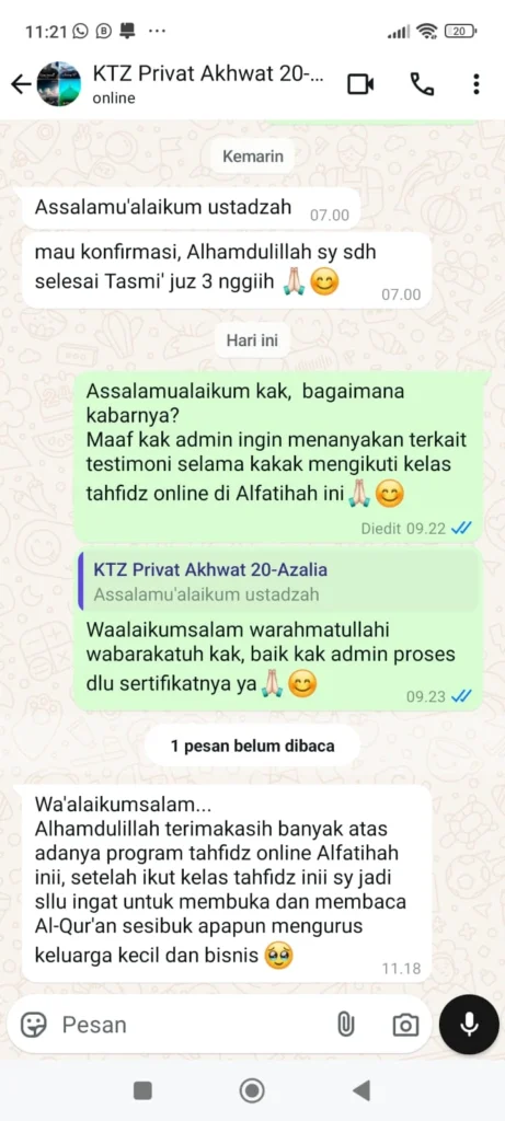 TESTIMONI TAHFIDZ (1)